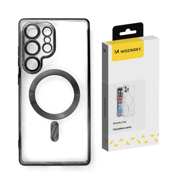 Wozinsky Electroplated Case with Magsafe for Samsung Galaxy S25+ - Black Wozinsky Electroplated Case with Magsafe for Samsung Galaxy S25+ - Black