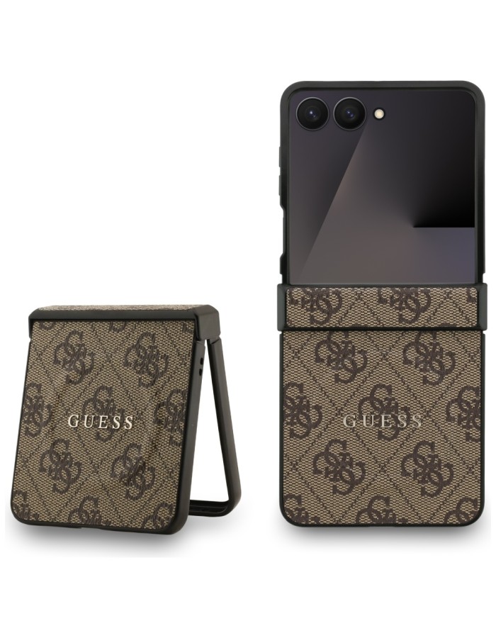 Guess 4G Classic MagSafe Case for Samsung Galaxy Z Flip 7 - Brown Guess 4G Classic MagSafe Case for Samsung Galaxy Z Flip 7 - Brown