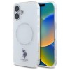 US Polo IML Ring MagSafe iPhone 16 Case - White US Polo IML Ring MagSafe iPhone 16 Case - White