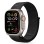 Tech-Protect Nylon Strap for Apple Watch 44 / 45 / 46 / 49 mm - Black