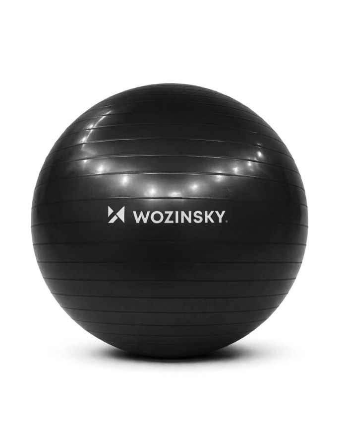 Wozinsky WGB65BB Gymnastic Exercise Ball 65 cm - Black Wozinsky WGB65BB Gymnastic Exercise Ball 65 cm - Black