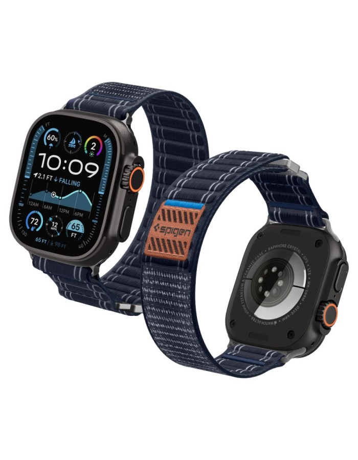 Spigen WBF0 Strap for Apple Watch 44 / 45 / 46 / 49 mm - Navy Blue