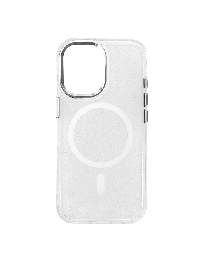 Glitter Case for Samsung Galaxy S26, MagSafe Compatible - White Glitter Case for Samsung Galaxy S26, MagSafe Compatible - White