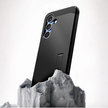 Spigen Tough Armor MagSafe case for Samsung Galaxy S25 - black