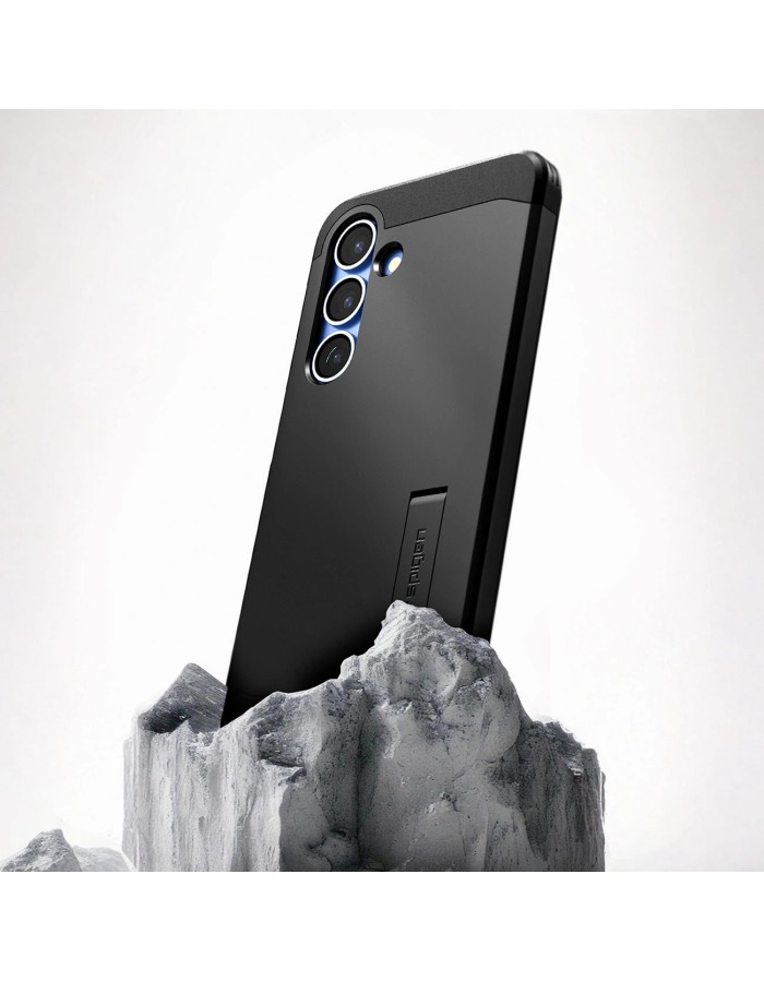 Spigen Tough Armor MagSafe case for Samsung Galaxy S25 - black Spigen Tough Armor MagSafe case for Samsung Galaxy S25 - black