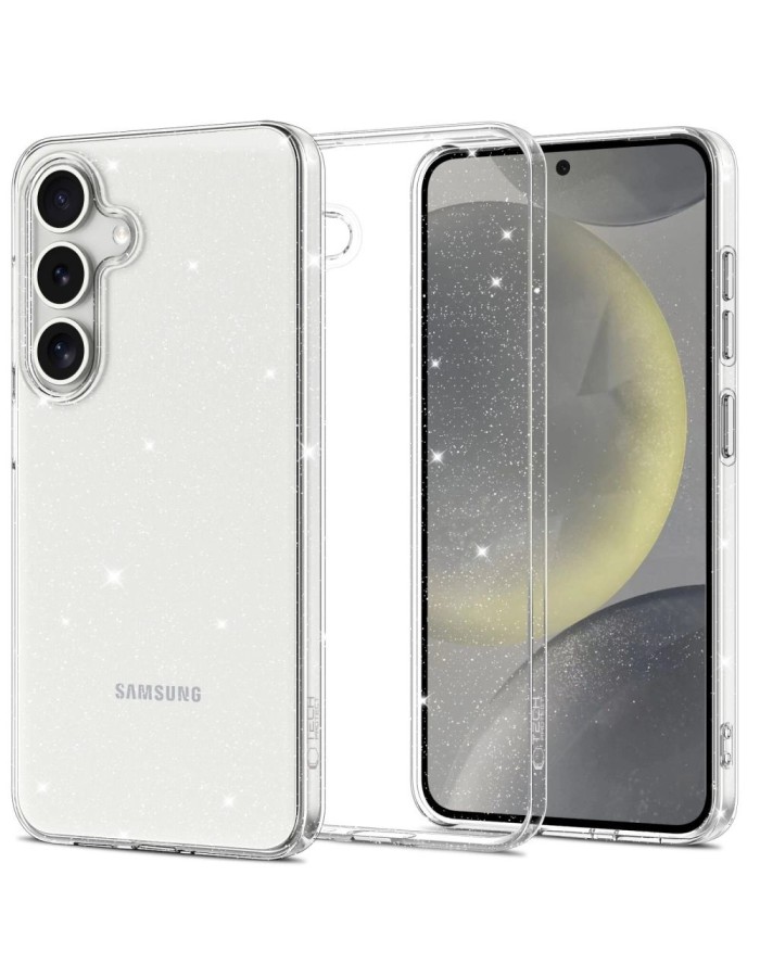 Tech-Protect FlexAir Case for Samsung Galaxy S25 - Clear-Glitter Tech-Protect FlexAir Case for Samsung Galaxy S25 - Clear-Glitter