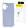 Wozinsky Liquid Silicone Case MagSafe for Samsung Galaxy S24 FE - Purple