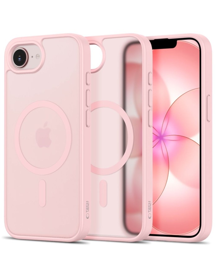 Tech-Protect BasicMag MagSafe Case for iPhone 16e / 17e - Matte Pink