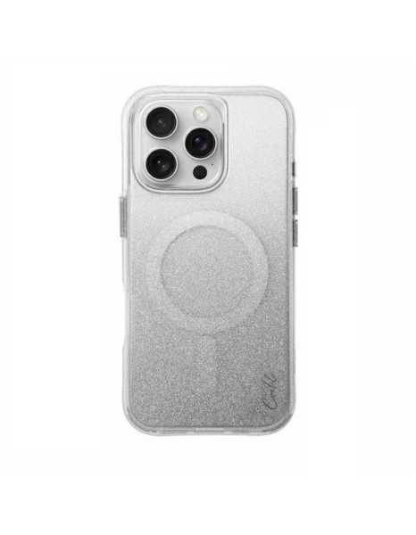 Uniq Coehl Lumino Magnetic Charging case for iPhone 16 Pro - silver Uniq Coehl Lumino Magnetic Charging case for iPhone 16 Pro - silver