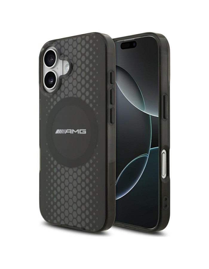 AMG Double Layer Transparent Graphics MagSafe case for iPhone 17 - black AMG Double Layer Transparent Graphics MagSafe case for iPhone 17 - black