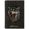 Nimmy Raptor Wolf Passport/Wallet Case - Brown Nimmy Raptor Wolf Passport/Wallet Case - Brown