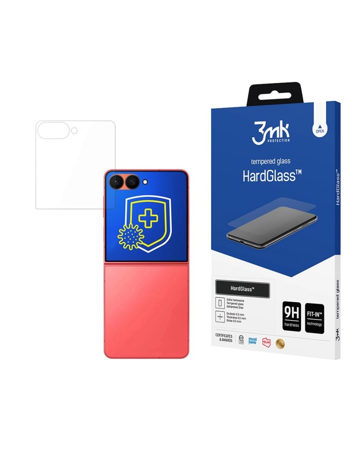 3mk HardGlass Tempered Glass for Samsung Galaxy Z Flip 7 5G (Front)