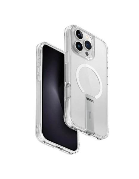 Uniq Eleva with Vertica Stand Case for iPhone 16 Pro Max - Transparent Uniq Eleva with Vertica Stand Case for iPhone 16 Pro Max - Transparent