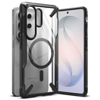 Ringke Fusion X Magnetic MagSafe Case for Samsung Galaxy S26 Ultra - Clear Black