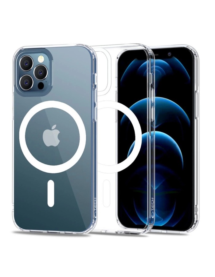 Tech-Protect MagMat MagSafe Case for iPhone 12 / 12 Pro - Clear Tech-Protect MagMat MagSafe Case for iPhone 12 / 12 Pro - Clear