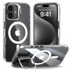 Tech-Protect MagStand MagSafe iPhone 16 Case - Clear Tech-Protect MagStand MagSafe iPhone 16 Case - Clear