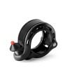 Rockbros 34210028001 Q-shaped bicycle bell - black Rockbros 34210028001 Q-shaped bicycle bell - black