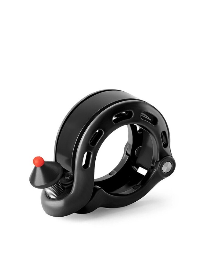 Rockbros 34210028001 Q-shaped bicycle bell - black Rockbros 34210028001 Q-shaped bicycle bell - black