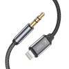 Tech-Protect UltraBoost audio Lightning / mini jack 3.5mm cable 1m - black Tech-Protect UltraBoost audio Lightning / mini jack 3.5mm cable 1m - black