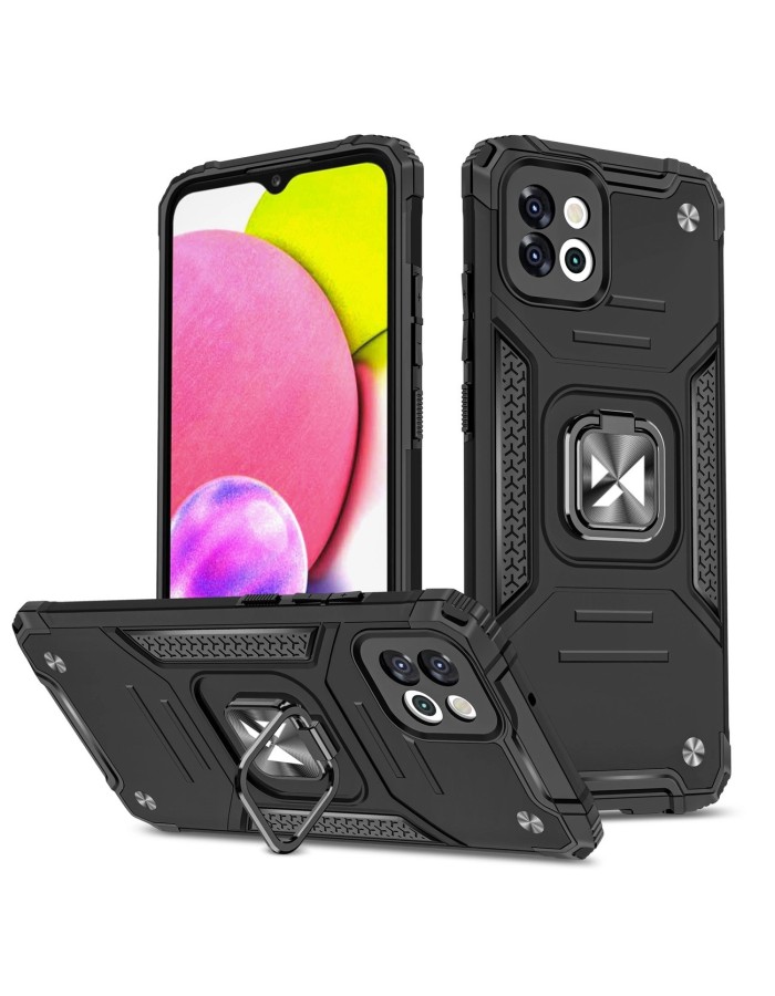 Wozinsky Ring Armor case for Samsung Galaxy A03 armored cover magnetic holder ring black Wozinsky Ring Armor case for Samsung Galaxy A03 armored cover magnetic holder ring black