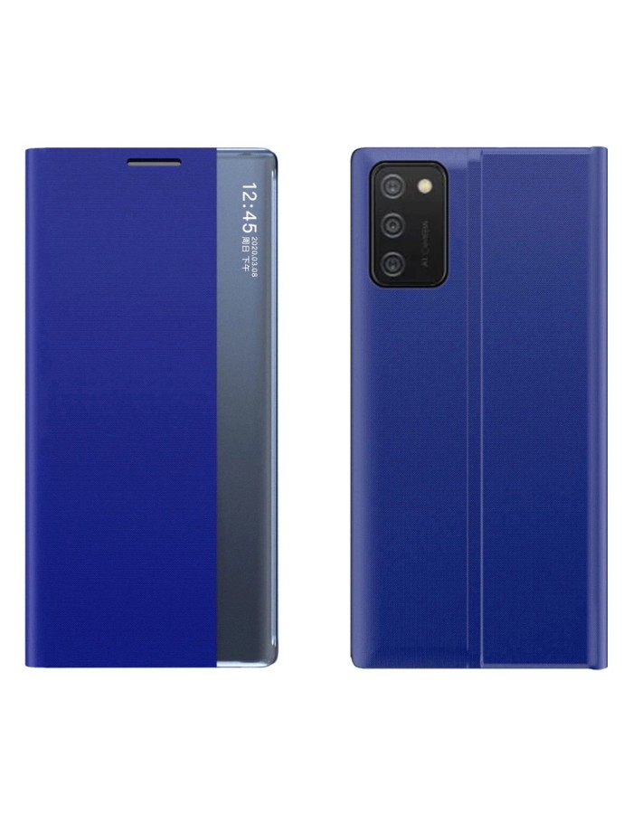 New Sleep Case cover with a stand function for Samsung Galaxy A03s (166.5) blue