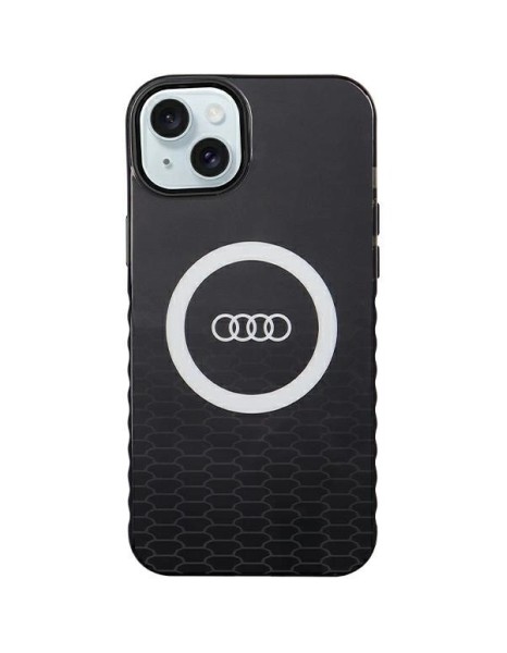Audi IML Big Logo MagSafe case for iPhone 15 Plus / 14 Plus - black