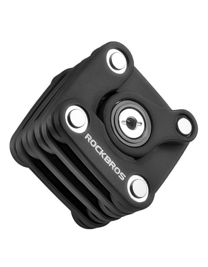 Rockbros WD795 foldable bicycle lock - black Rockbros WD795 foldable bicycle lock - black