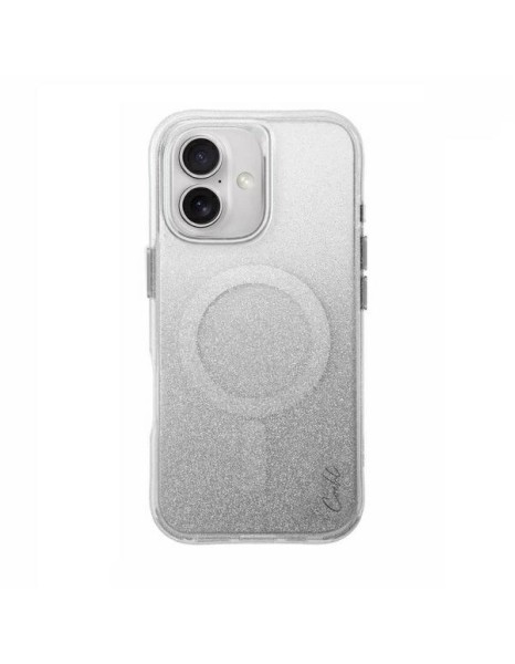 Uniq Coehl Lumino Magnetic Charging case for iPhone 16 - silver Uniq Coehl Lumino Magnetic Charging case for iPhone 16 - silver