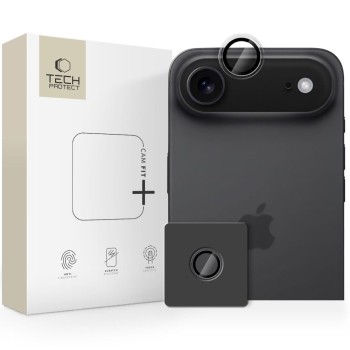Tech-Protect Camring Fit+ Camera Cover for iPhone 17 Air - Clear