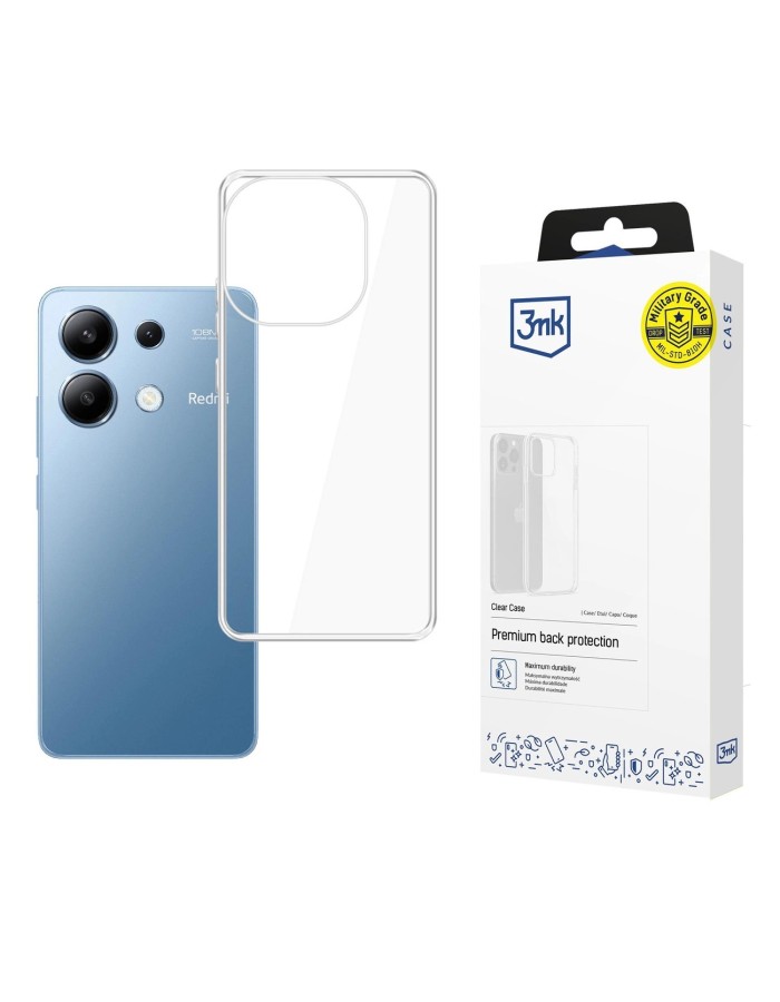 3mk Clear Case for Xiaomi Redmi Note 13 4G - transparent