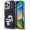 Karl Lagerfeld IML Aquarelle Karl &amp;amp; Choupette &amp;amp; Logo iPhone 16 Pro Case Black