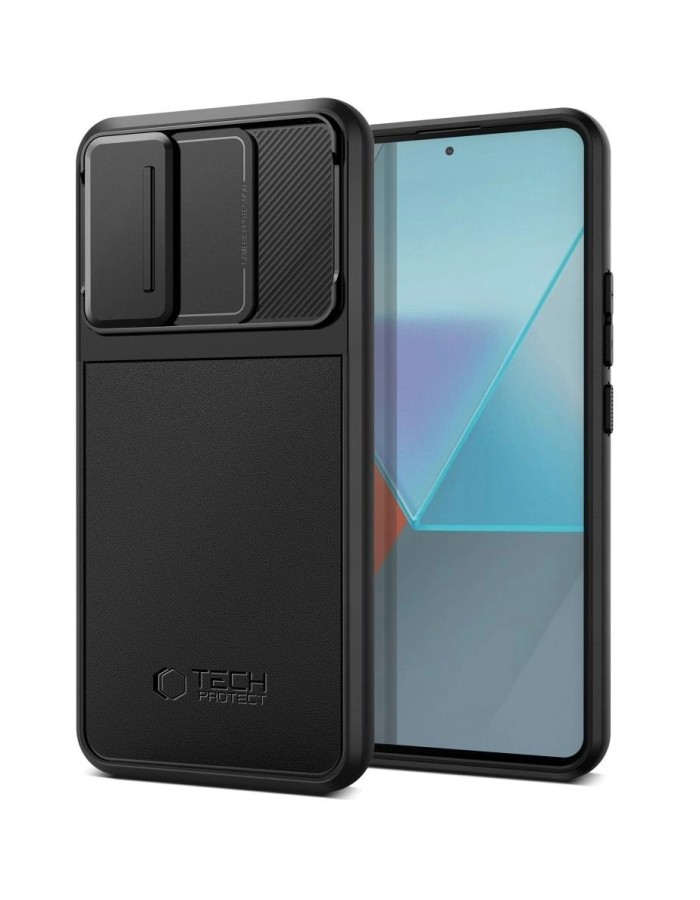 Tech-Protect Velar Cam+ Case for Xiaomi Redmi Note 13 Pro 5G / Poco X6 5G - Black Tech-Protect Velar Cam+ Case for Xiaomi Redmi Note 13 Pro 5G / Poco X6 5G - Black