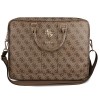 Guess 4G Big Logo bag for a 16'' laptop - brown Guess 4G Big Logo bag for a 16'' laptop - brown