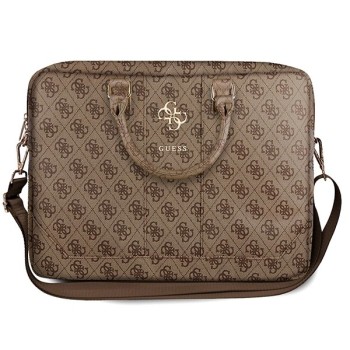Guess 4G Big Logo bag for a 16&amp;#39;&amp;#39; laptop - brown