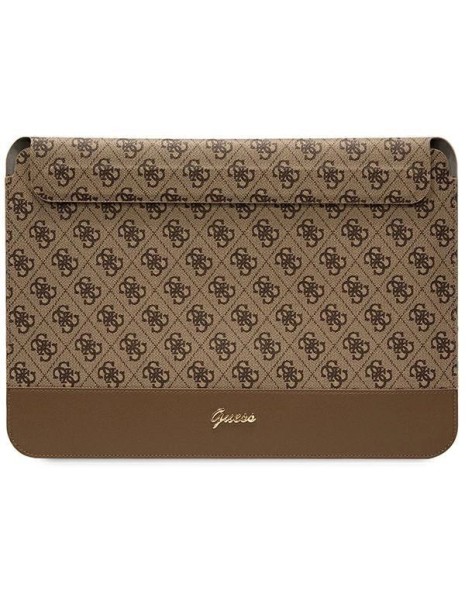 Guess 4G Stripe Metal Logo case for a 14" laptop - brown Guess 4G Stripe Metal Logo case for a 14" laptop - brown