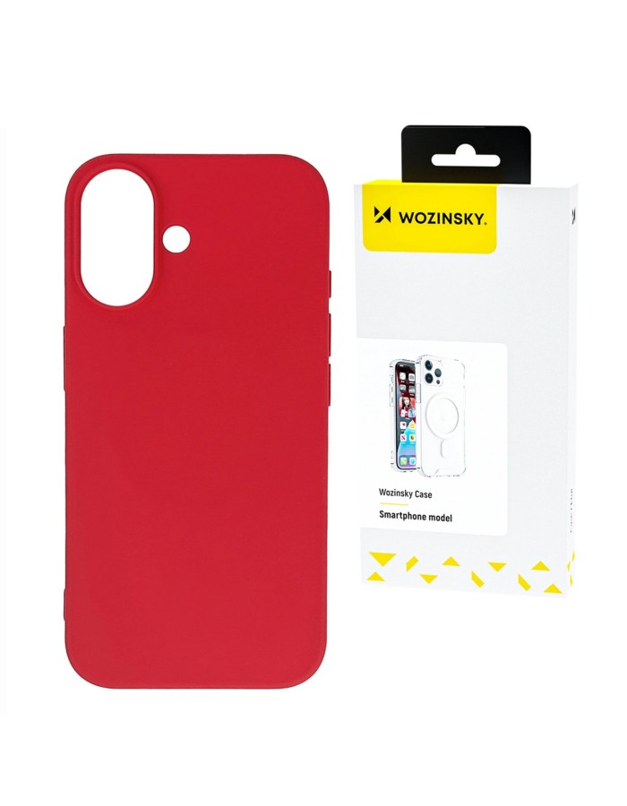 Wozinsky Silicone Case for Samsung Galaxy S24 FE - Red Wozinsky Silicone Case for Samsung Galaxy S24 FE - Red