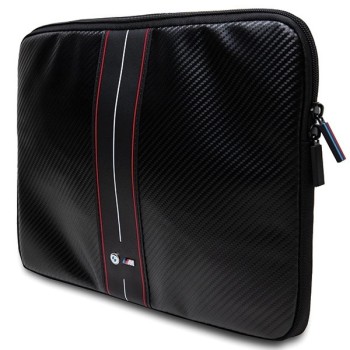BMW Carbon &amp;amp; Red Stripe sleeve for a 14" laptop - black