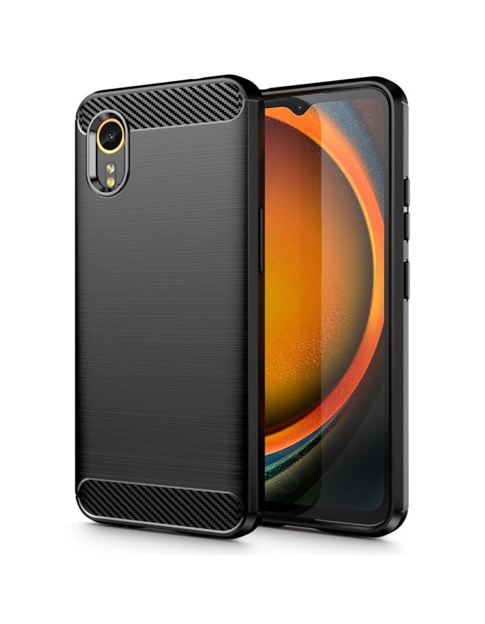 Tech-Protect TPUCarbon Case for Samsung Galaxy XCover 7 - Black