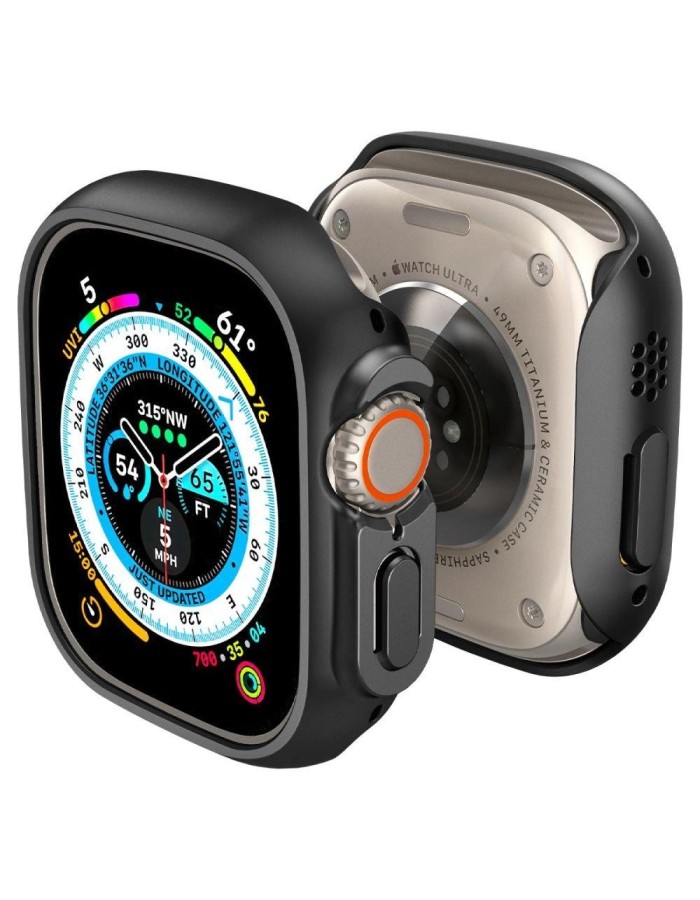 Spigen Thin Fit Case for Apple Watch Ultra (49mm) - Black Spigen Thin Fit Case for Apple Watch Ultra (49mm) - Black