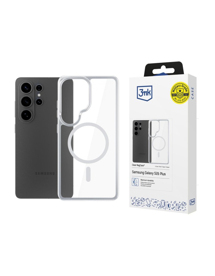 3mk Armor MagCase for Samsung Galaxy S26 Ultra - Transparent