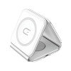Dudao A11N 15W 3in1 Inductive Charger - White + USB-C / USB-C Cable Dudao A11N 15W 3in1 Inductive Charger - White + USB-C / USB-C Cable