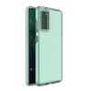 Spring Case clear TPU gel protective cover with colorful frame for Samsung Galaxy A72 4G mint Spring Case clear TPU gel protective cover with colorful frame for Samsung Galaxy A72 4G mint