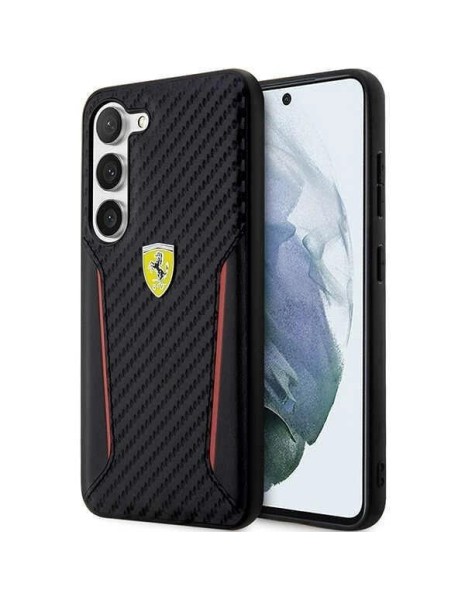 Ferrari FEHCS23MNPYK S23+ S916 black/black hardcase Carbon Contrast Edges