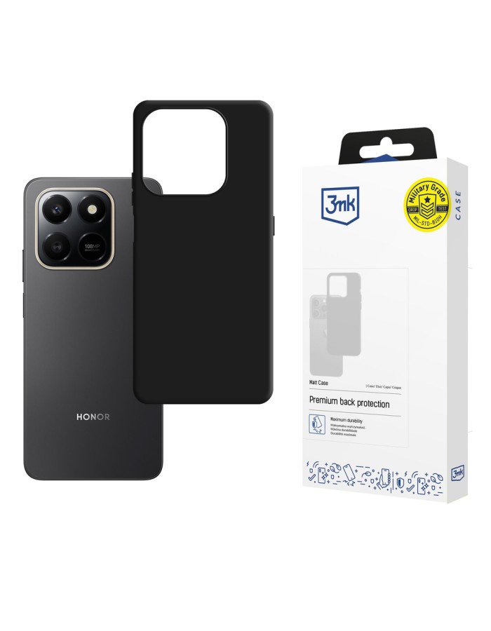 3mk Matt Case for Honor X7D - matte black