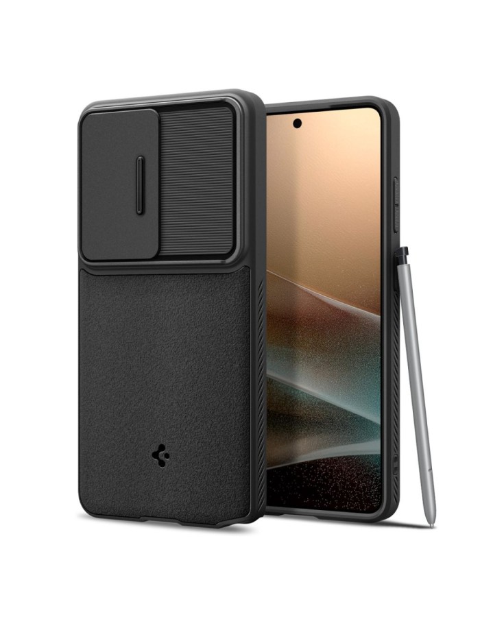 Spigen Optik Armor Case for Samsung Galaxy S26 Ultra - Black Spigen Optik Armor Case for Samsung Galaxy S26 Ultra - Black