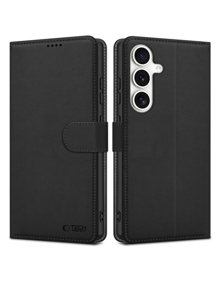 Tech-Protect Wallet Case for Samsung Galaxy S25 - Black Tech-Protect Wallet Case for Samsung Galaxy S25 - Black