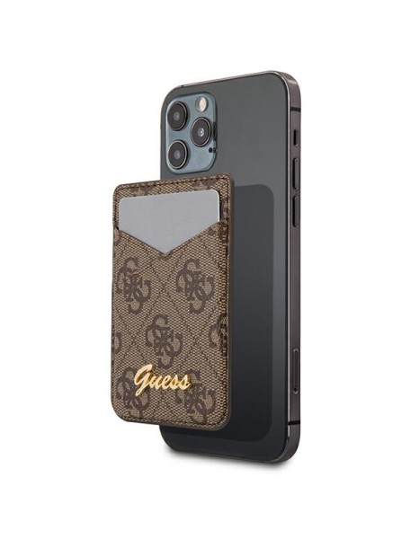 Guess Wallet Card Slot GUWMS4GTLBR MagSafe 4G brown/brown Guess Wallet Card Slot GUWMS4GTLBR MagSafe 4G brown/brown