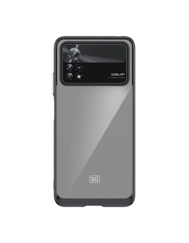 Outer Space Case for Xiaomi Poco X4 Pro 5G cover with a flexible frame black Outer Space Case for Xiaomi Poco X4 Pro 5G cover with a flexible frame black