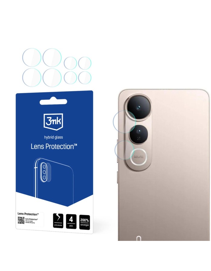 3mk Lens Protection Hybrid Glass for Vivo V50 Lite 4G Camera Lens