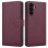 Tech-Protect Wallet Case for Samsung Galaxy A36 / A56 / A37 5G - Burgundy